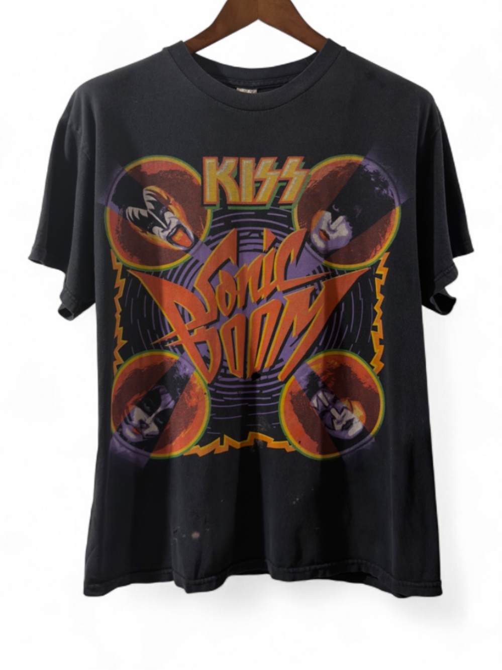 Vintage KISS Sonic Boom Graphic Band T-Shirt Size Men’s Large